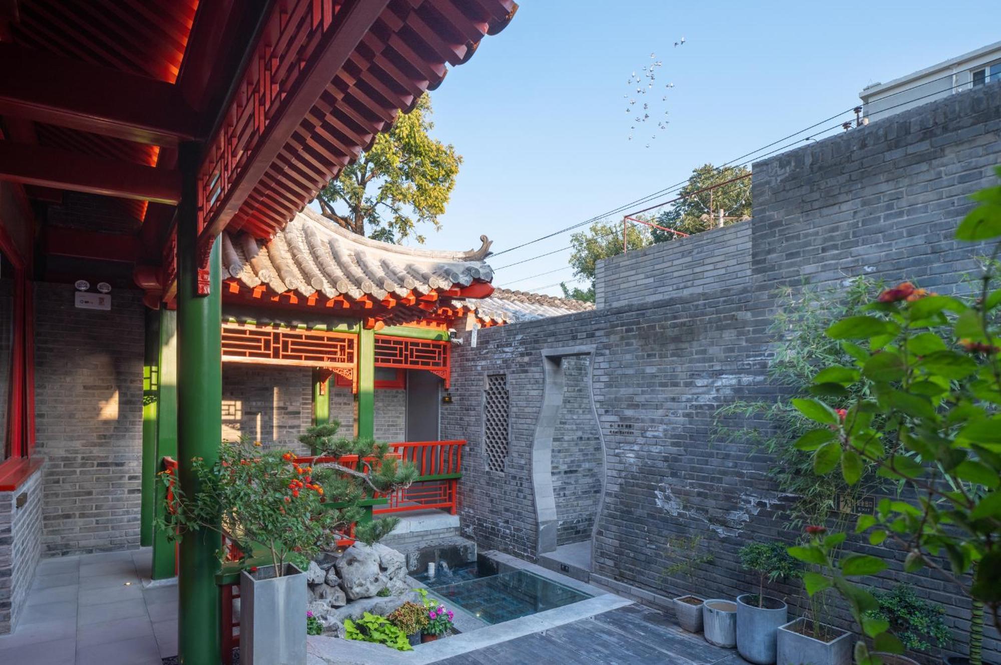 Hotel Xinxiang Yayuan Beijing Sihe Courtyard With Sky Garden Terrace Near Tiananmen Square Forbidden City Wangfujing Pedestrian Street And The Subway Esterno foto