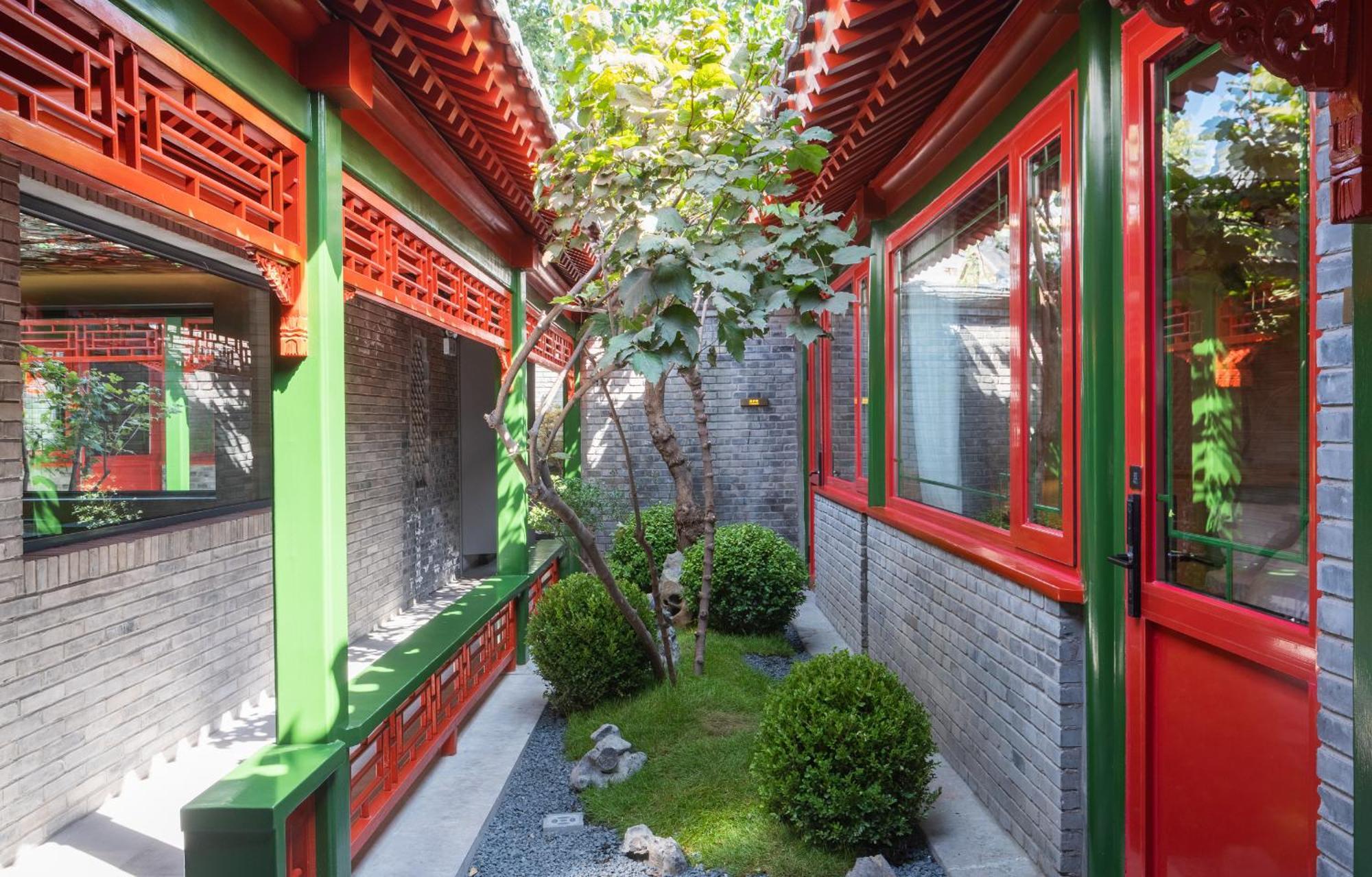 Hotel Xinxiang Yayuan Beijing Sihe Courtyard With Sky Garden Terrace Near Tiananmen Square Forbidden City Wangfujing Pedestrian Street And The Subway Esterno foto