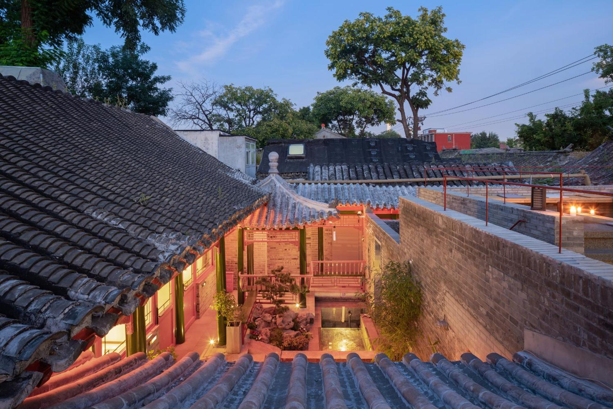 Hotel Xinxiang Yayuan Beijing Sihe Courtyard With Sky Garden Terrace Near Tiananmen Square Forbidden City Wangfujing Pedestrian Street And The Subway Esterno foto