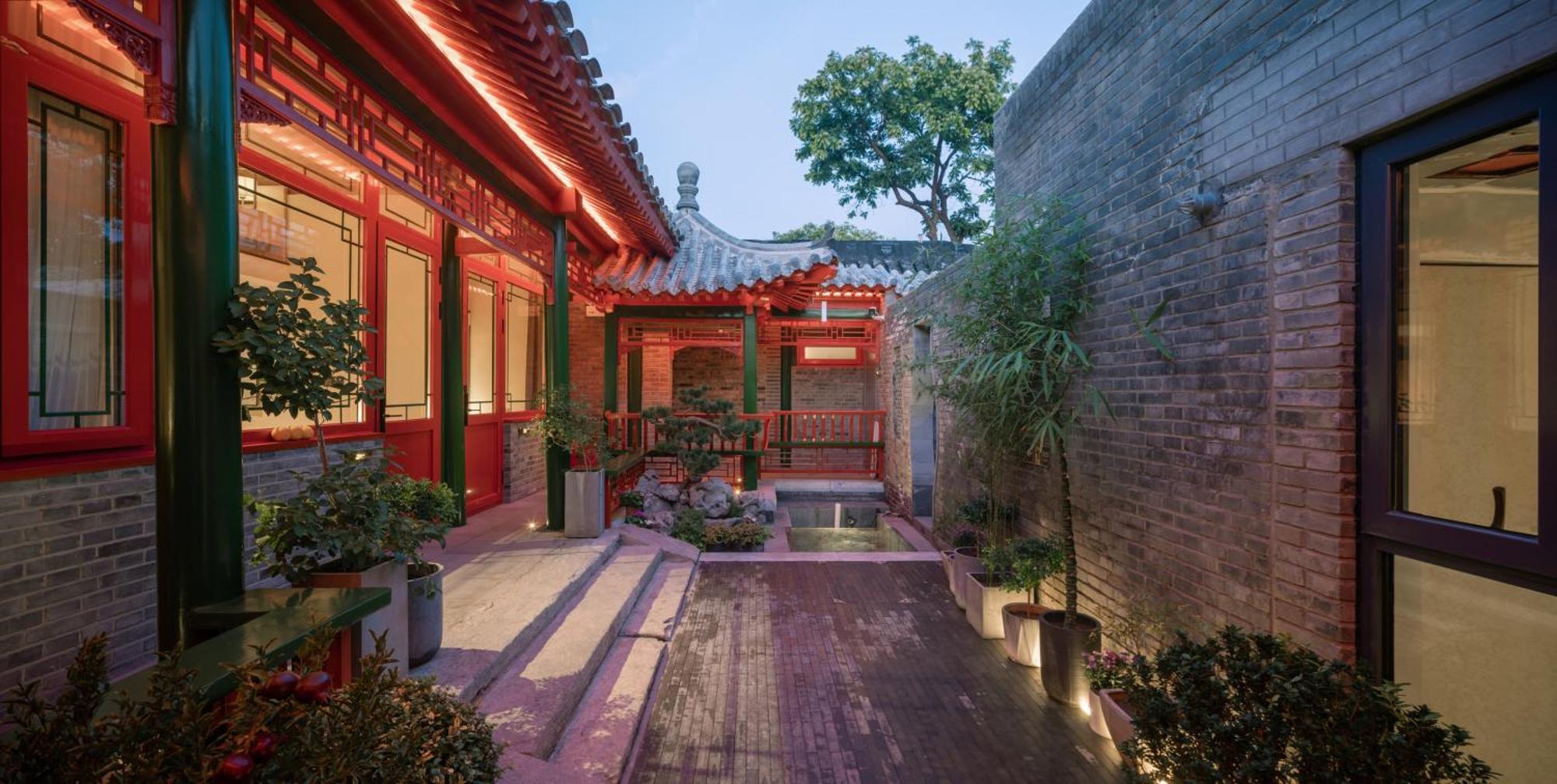 Hotel Xinxiang Yayuan Beijing Sihe Courtyard With Sky Garden Terrace Near Tiananmen Square Forbidden City Wangfujing Pedestrian Street And The Subway Esterno foto