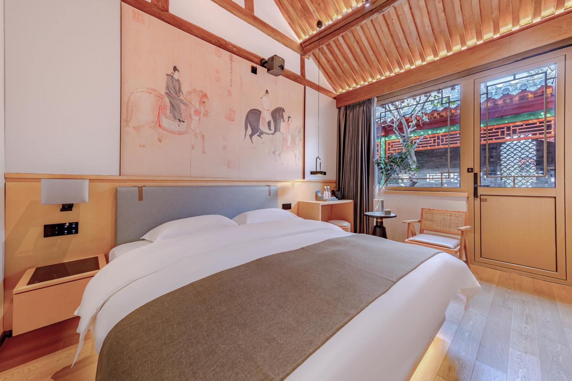 Hotel Xinxiang Yayuan Beijing Sihe Courtyard With Sky Garden Terrace Near Tiananmen Square Forbidden City Wangfujing Pedestrian Street And The Subway Esterno foto